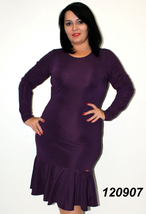 Платья фиолетовые и бирюзовые трикотажные(48, 50, 52 размеры)