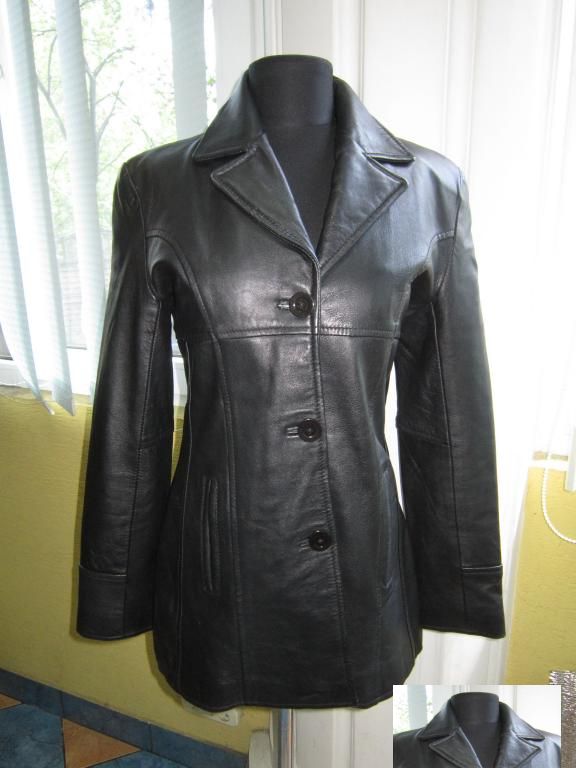 Фото 2. Женская кожаная куртка - пиджак. Германия. Лот 931