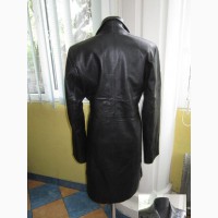 Классическая женская кожаная куртка - плащ. Германия. Лот 952