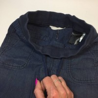 Джинсы HM на 2-3 года 2-3/98 штаны Брюки джинсовые, детские темно синии Н2011