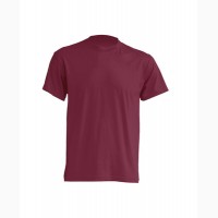 Трикотажная рубашка, футболка светло-бордовая короткий рукав