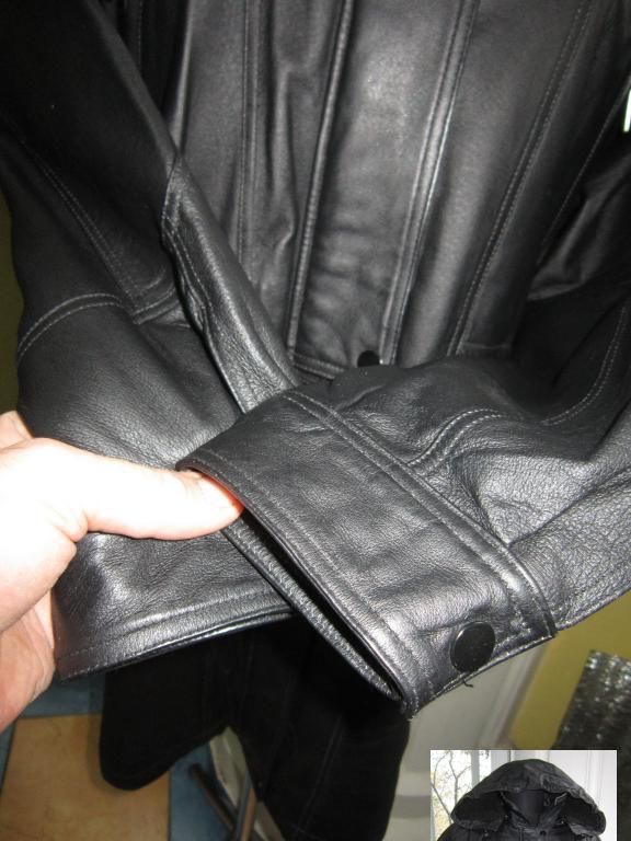 Фото 4. Большая утеплённая женская кожаная куртка с капюшоном CANDA. Голландия. 58р. Лот 975