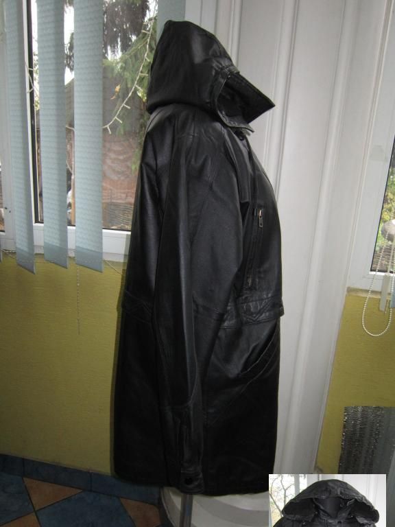 Фото 6. Большая утеплённая женская кожаная куртка с капюшоном CANDA. Голландия. 58р. Лот 975
