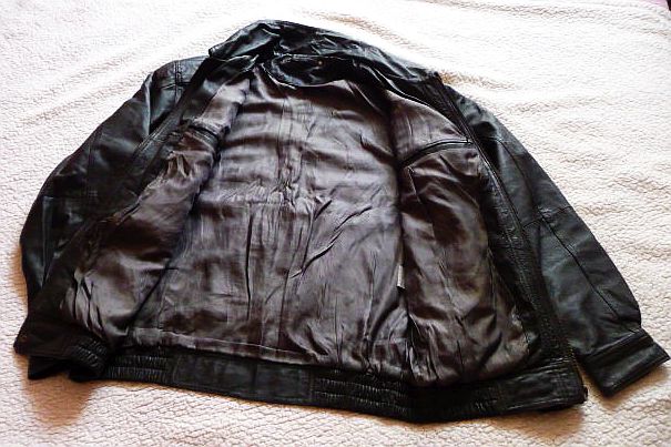 Фото 2. Большая кожаная мужская куртка ECHTES LEDER. Лот 618