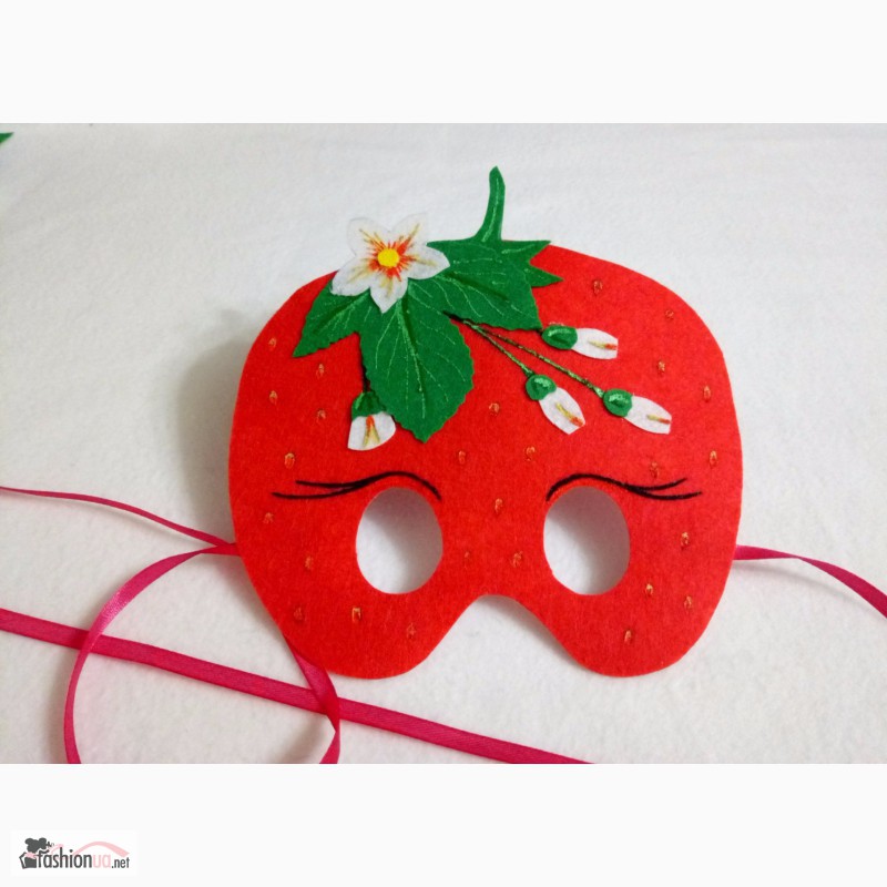 Фото 5. Маскарадные маски фруктов, ягод