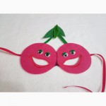 Маскарадные маски фруктов, ягод