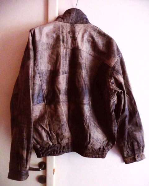 Фото 5. Большая кожаная мужская куртка. Лот 606
