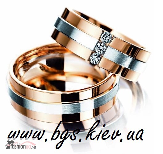 Фото 5. Обручальные кольца из комбинированного золота